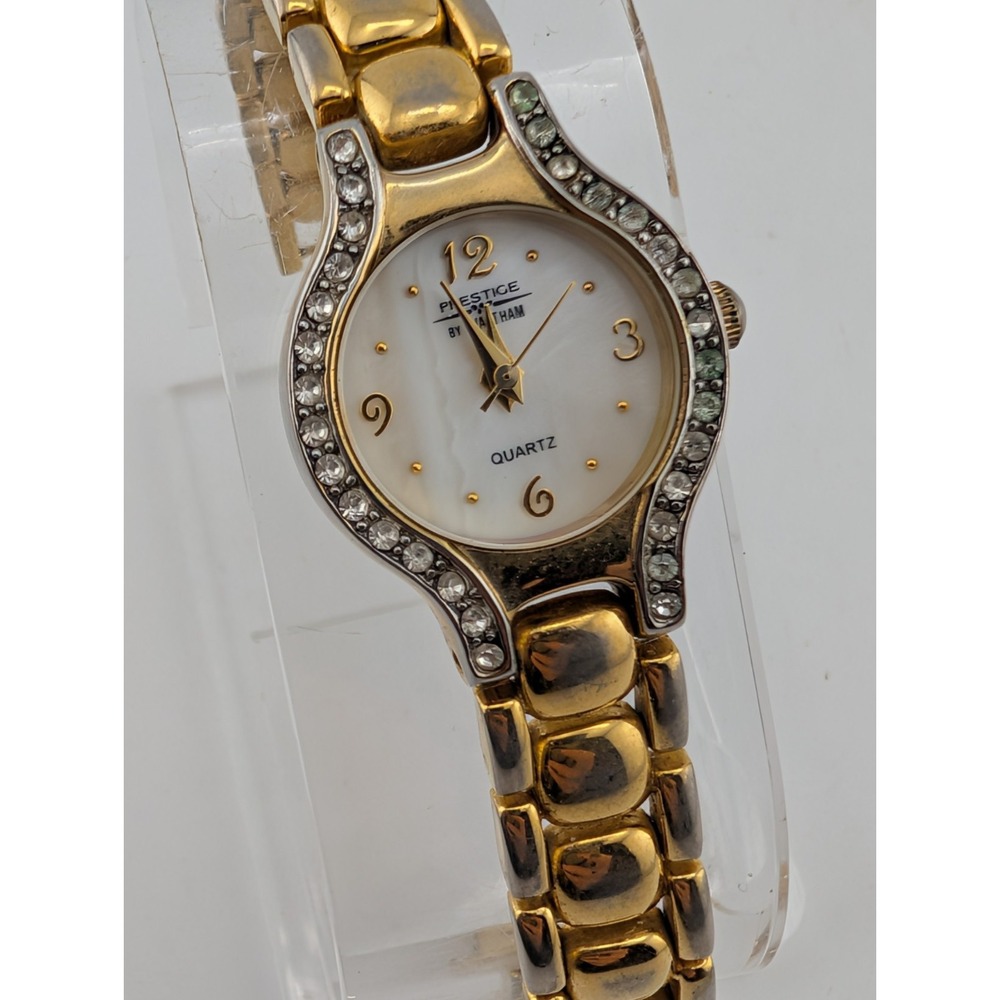 Prestige by Waltham Women's Watch 21mm Case 6.25" MOP Dial- New Battery
